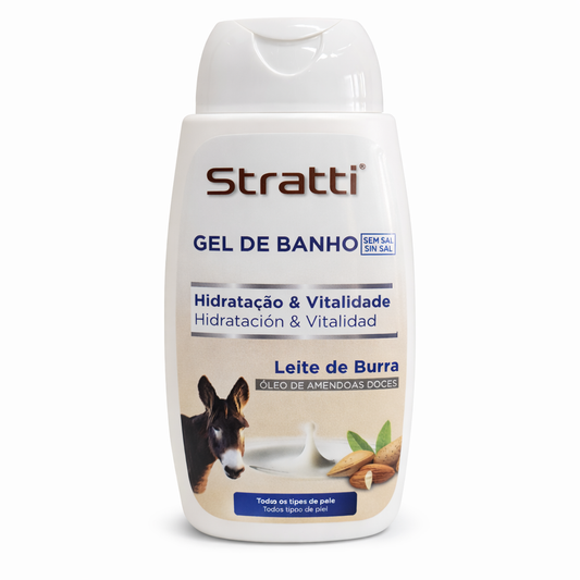 Gel de Banho Stratti Leite de Burra 400ml.