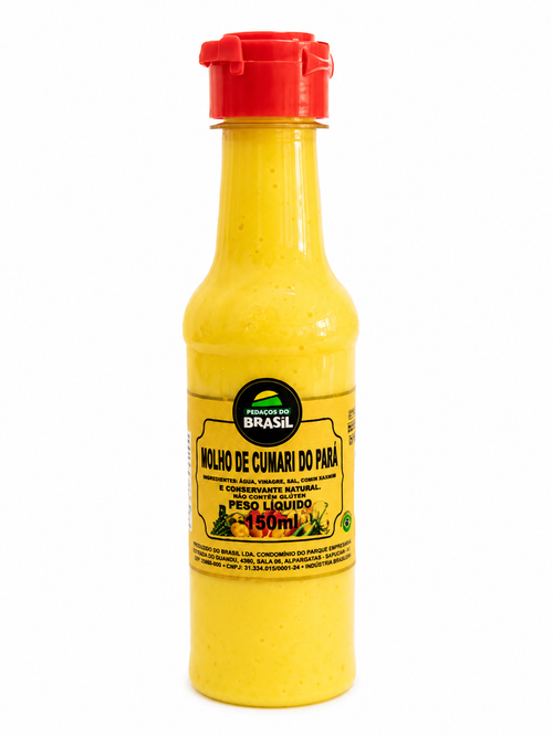 Molho Pimenta cumari do para pedaços do brasil 150ml.