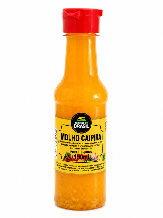 Molho Caipira pedaços do brasil 150ml.