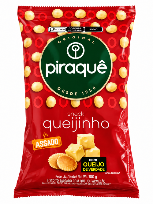 Biscoito de Queijo piraque 100g.