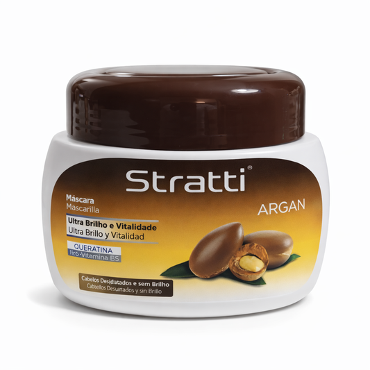 Mascarilla Stratti Argan & keratina con pró-vitamina B5 550g.