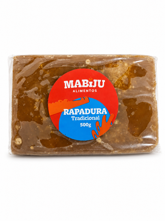 Rapadura Barra  tradicional Mabiju 500g.