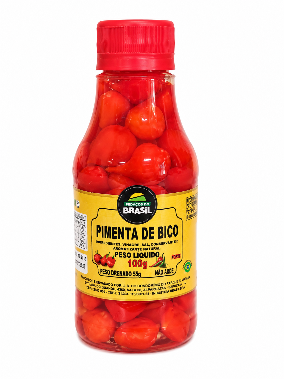 Pimenta bico Vermelha pedaços do brasil 260g