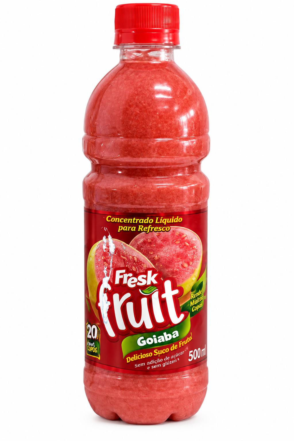 Suco concentrado Goiaba fresk 500ml.