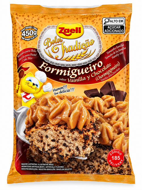 Mistura para bolo Formigueiro zaeli 450g