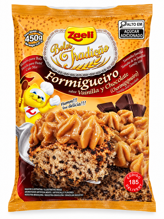 Mistura para bolo Formigueiro zaeli 450g