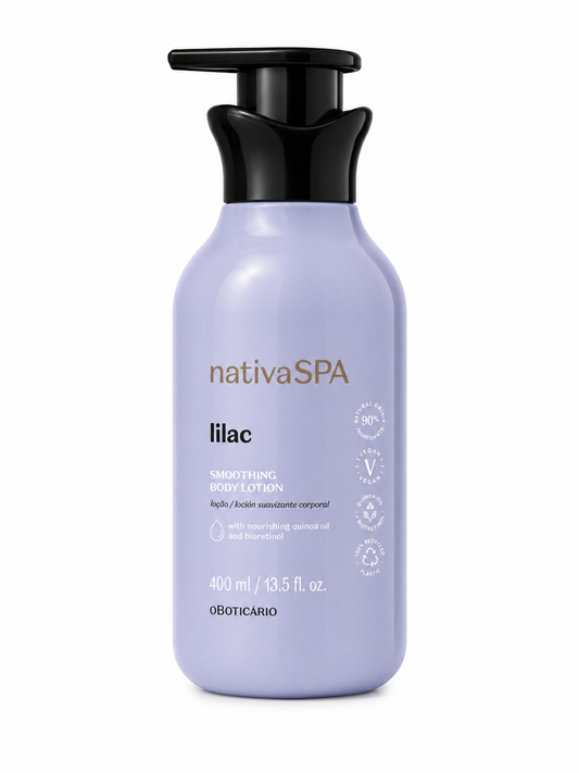 Nativa Spa Loção hidratante Lilac Oboticario 400ml.