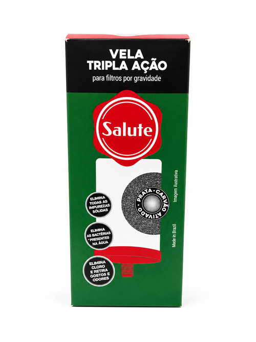 Vela de carvão activado para filtro de Barro.