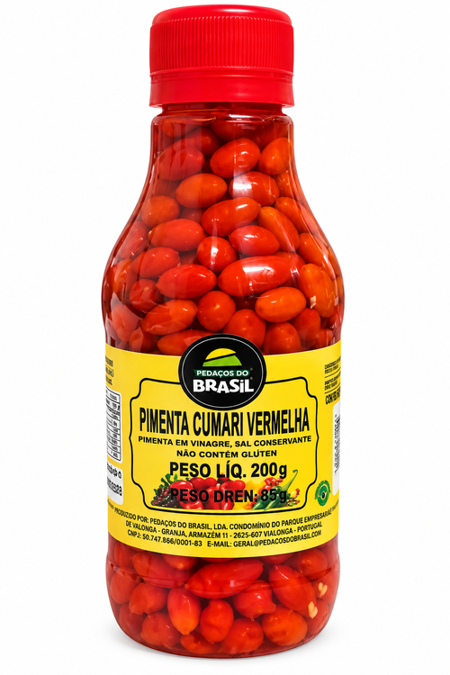 Pimenta Cumari Vermelha 85g. Pedaços do Brasil