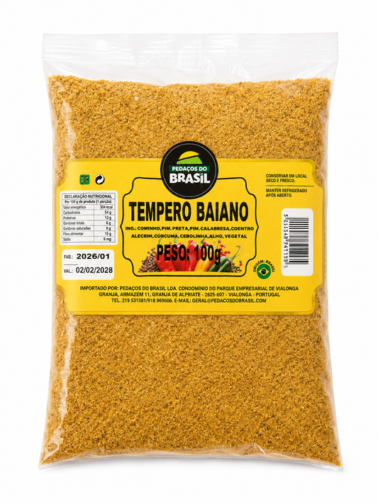 Tempero Baiano Pedaços do Brasil 100gr.