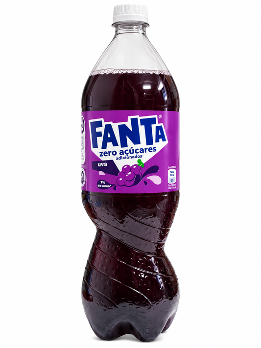 Fanta de Uva ZERO 1.5L.(Refresco uva cero azucar)