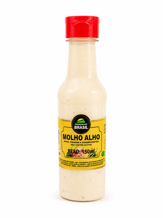 Molho de Alho Pedaços do Brasil 150ml.