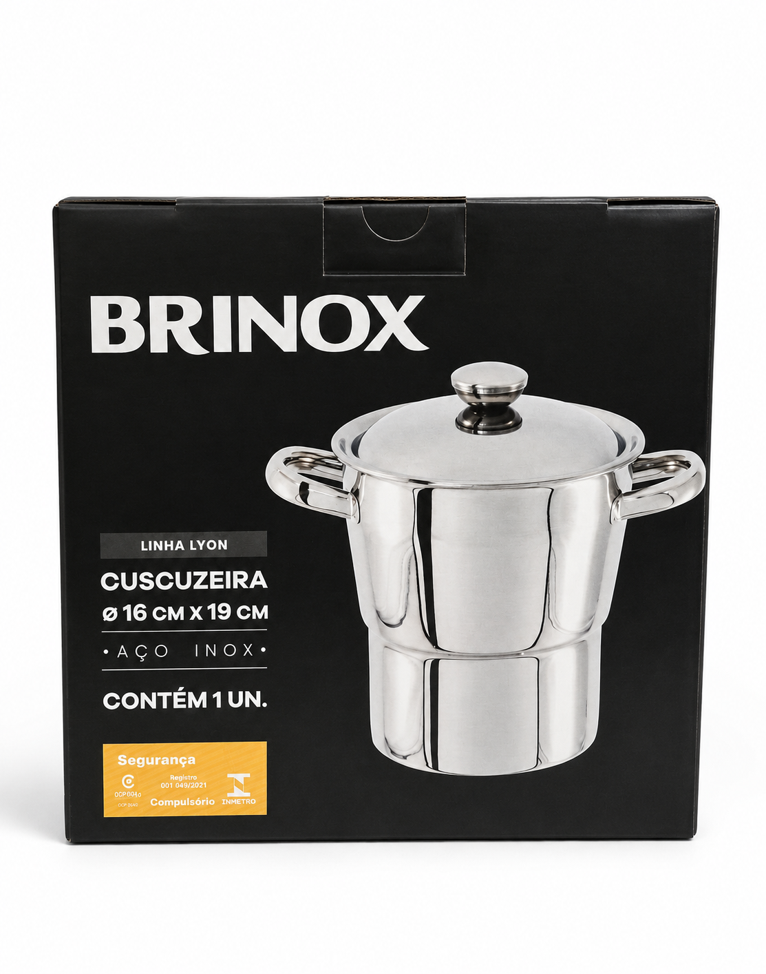 Cuscuzeira Lyon para indução n°16 Brinox