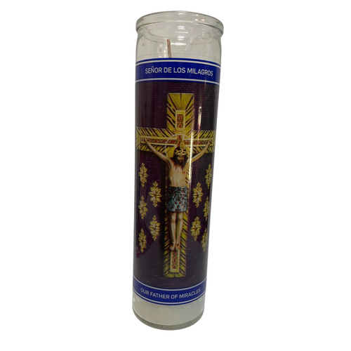 Vela Señor de los Milagros.