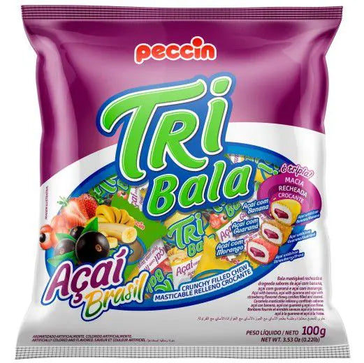 Peccin Bala de Açai sortida 500g