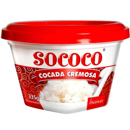 Cocada Cremosa Branca SOCOCO 335g.(Dulce coco)
