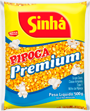 Milho para Pipoca Premium Sinhá 500g.(Maíz para palomitas)