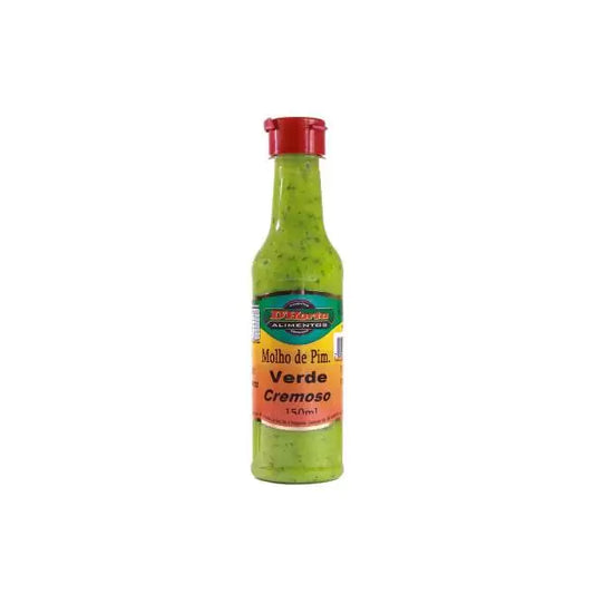 Molho de Pimenta Verde Cremoso Aroma de Minas 150ml.(Salsa de pimienta)