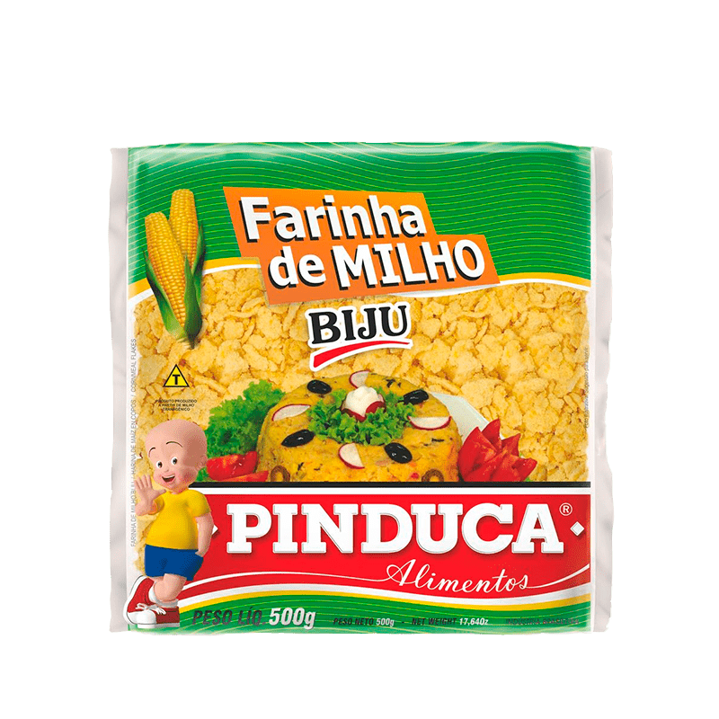 Farinha milho biju Pinduca 500g.(Harina maíz)