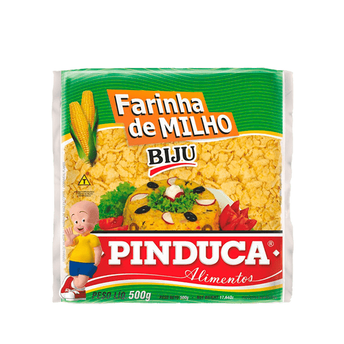 Farinha de milho biju Pinduca 500g.(Farinha de milho)