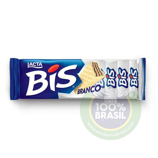 Chocolate BIS Branco 100.8g.(Barritas de Barquillo cubierto de Chocolate blanco)