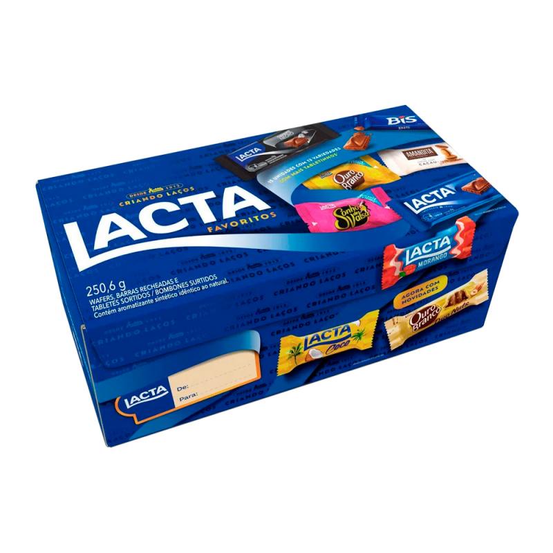 BOMBONS FAVORITOS SORTIDOS LACTA 250 g.(Caja de bombones)