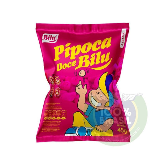 BILU Pipoca Doce 45 g.(Palomitas dulces)