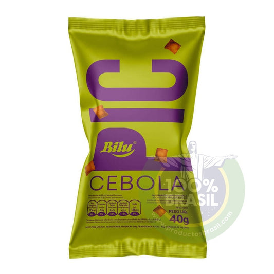 BILU Salgadinho PIC salsa a cebola 40gr.(Snack trigo frito)