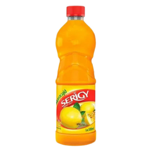 SUCO CONCENTRADO DE MARACUJÁ S/ AÇÚCAR SERIGY 500 ml.(Zumo concentrado maracuyá sin azucar)