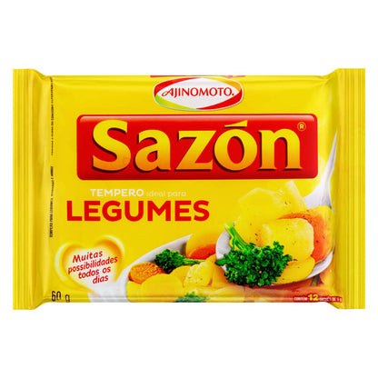 AJINOMOTO Tempero Sazón Amarelo para Leguminosas 60g (Tempero Tempero para Leguminosas)