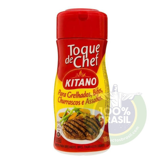KITANO Tempero Toque de Chef Grelhados,Bifes,Churrascos 120g.(Condimento)