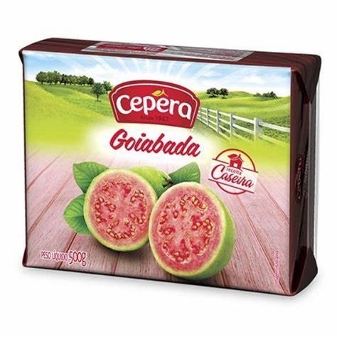 Goiabada Barra Cepera 500g (Goiabada Doce)