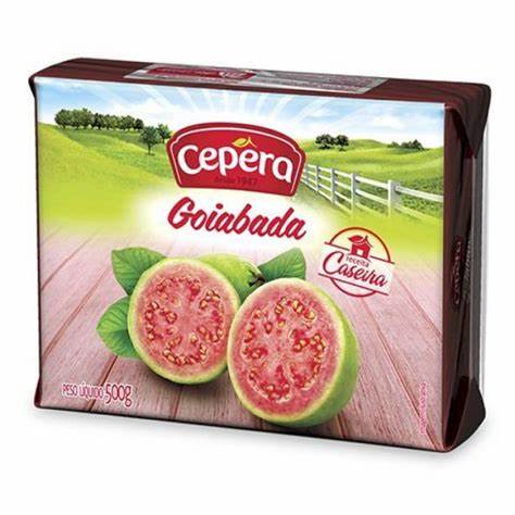 Goiabada Barra Cepera 500g.(Dulce guayaba)